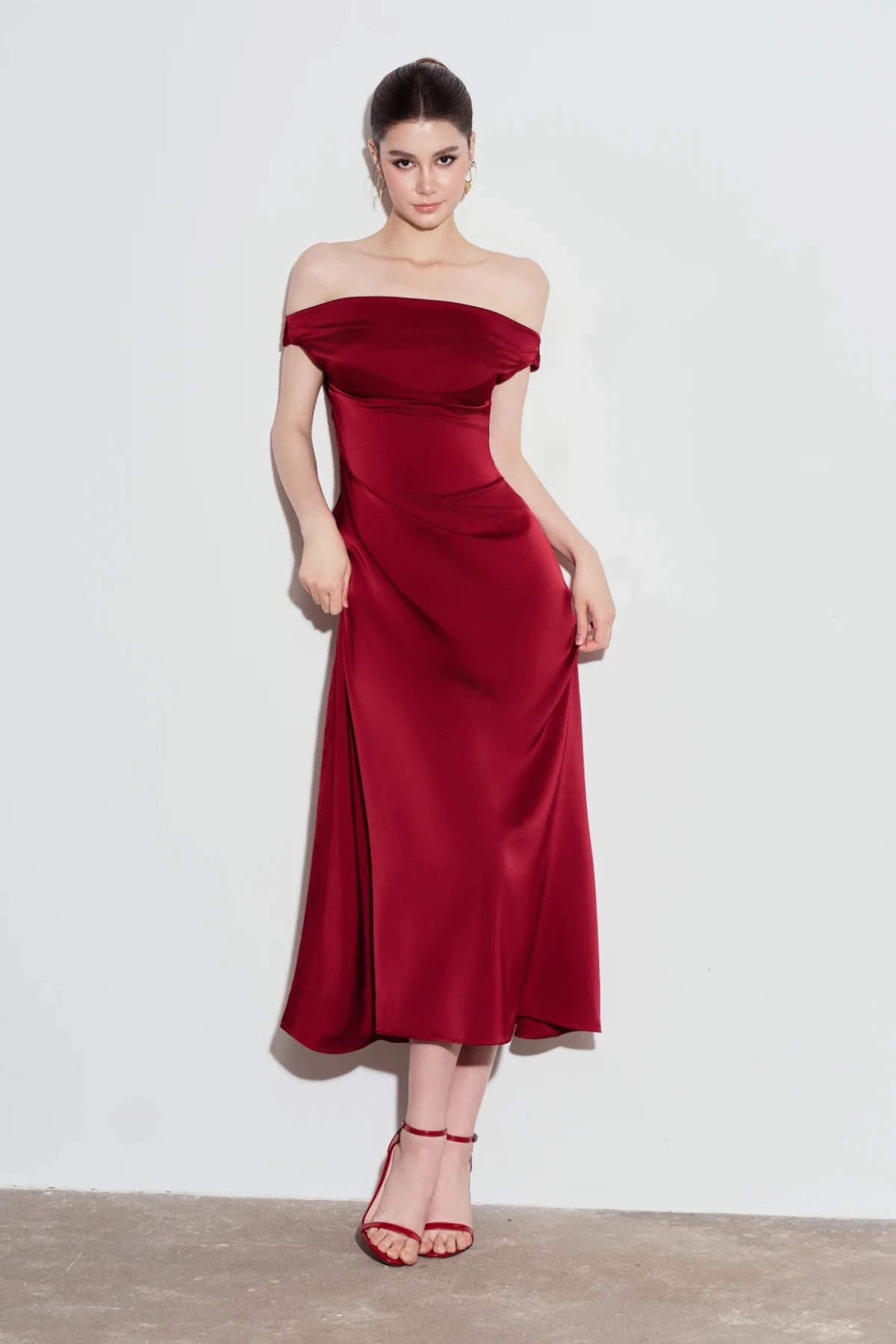 Rosalin Satin Dress