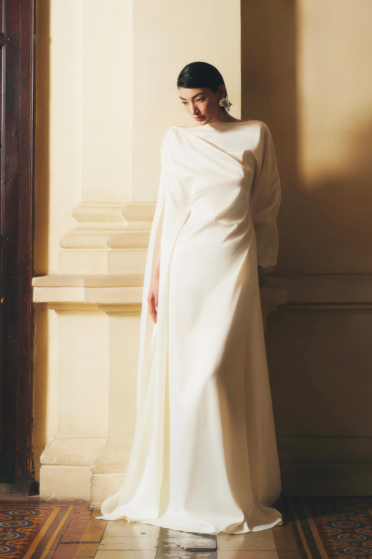 Noelle Cape Dress