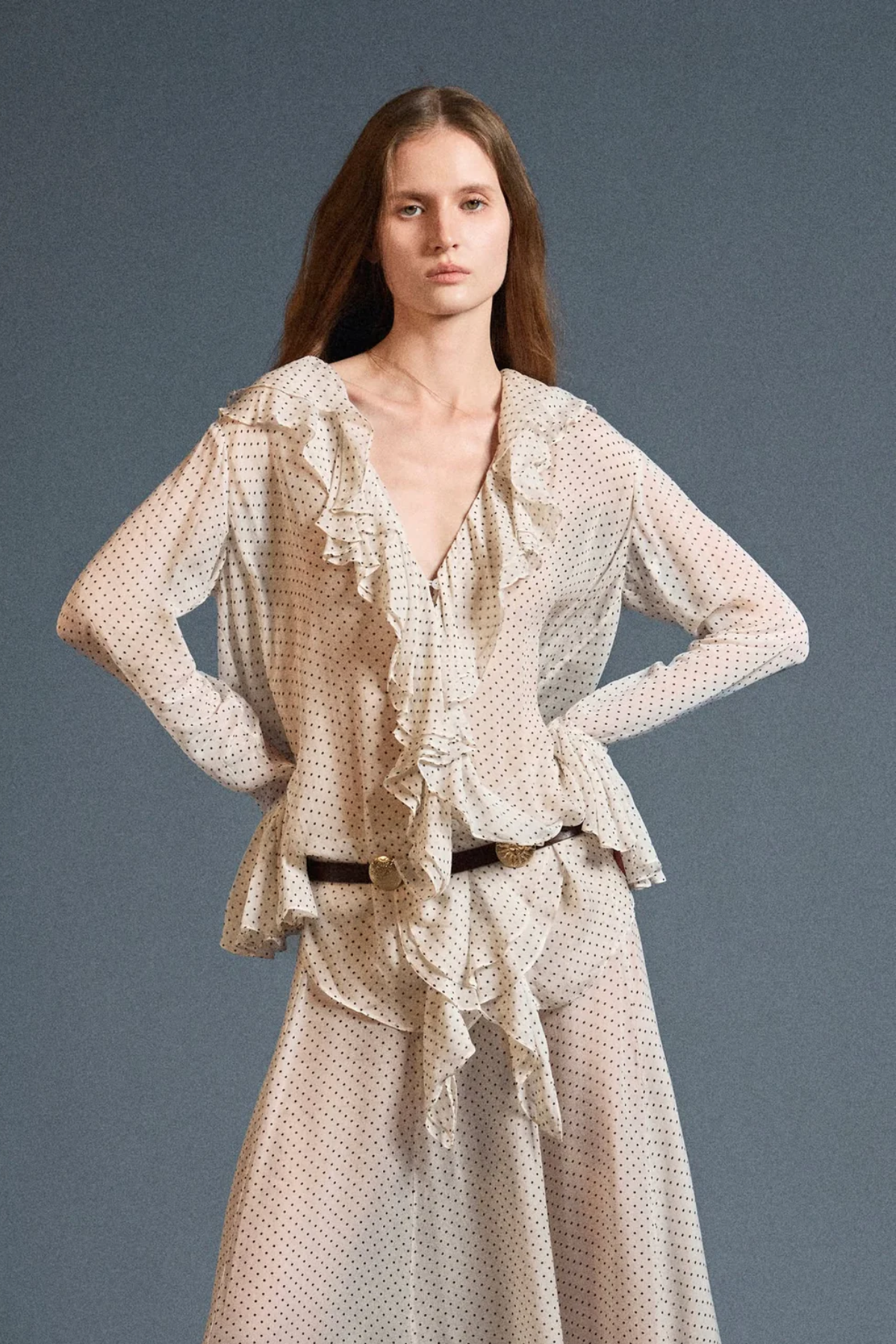 Caprielle Polka Dots Top