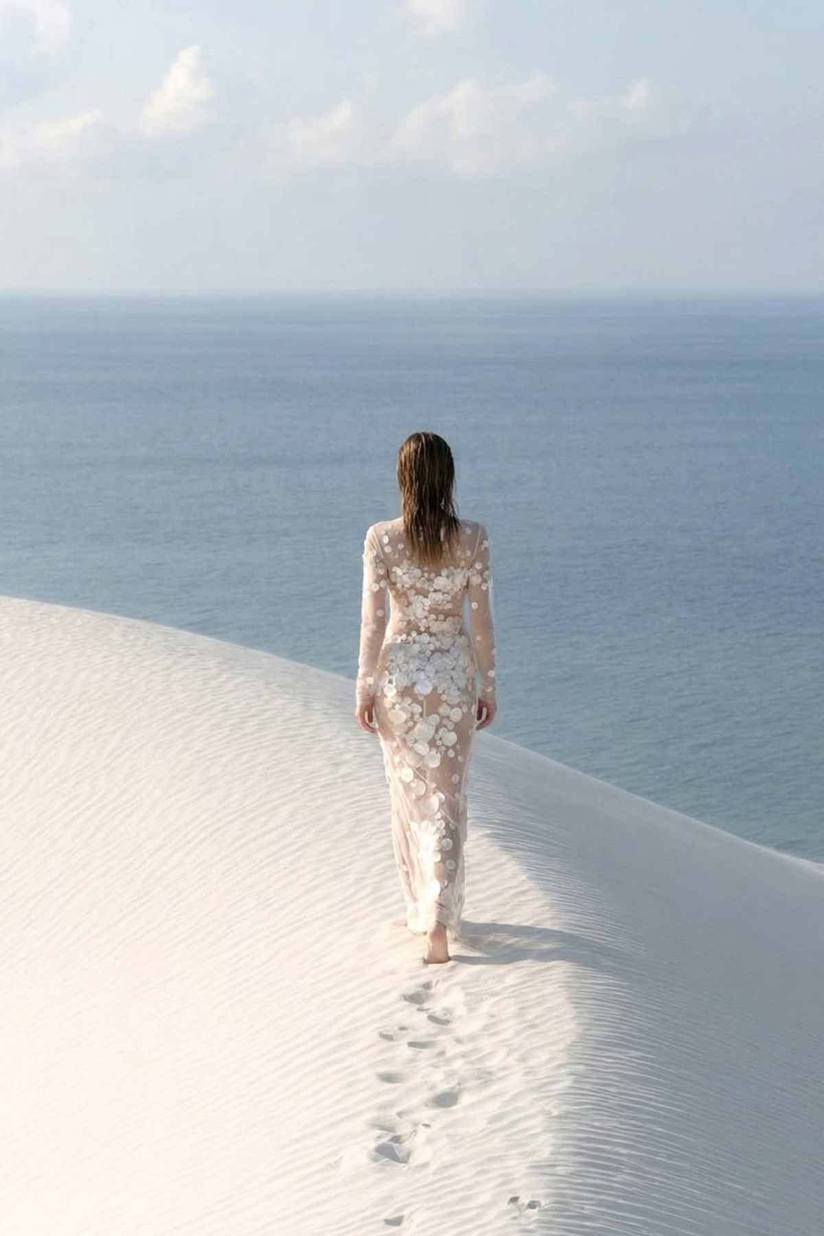 Sirena Pearl Shell Dress