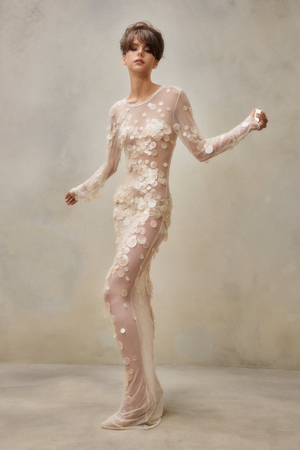 Sirena Pearl Shell Dress