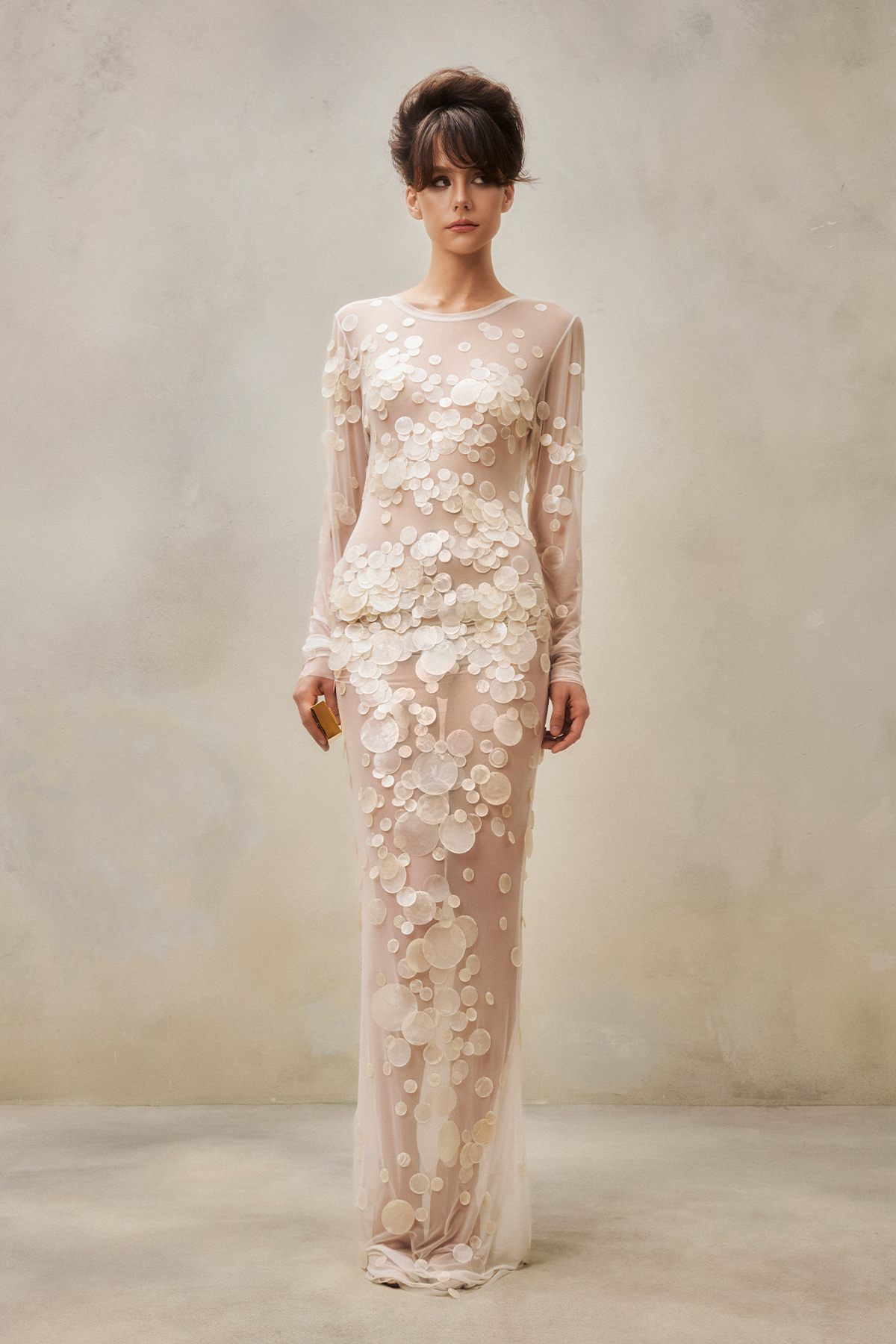 Sirena Pearl Shell Dress