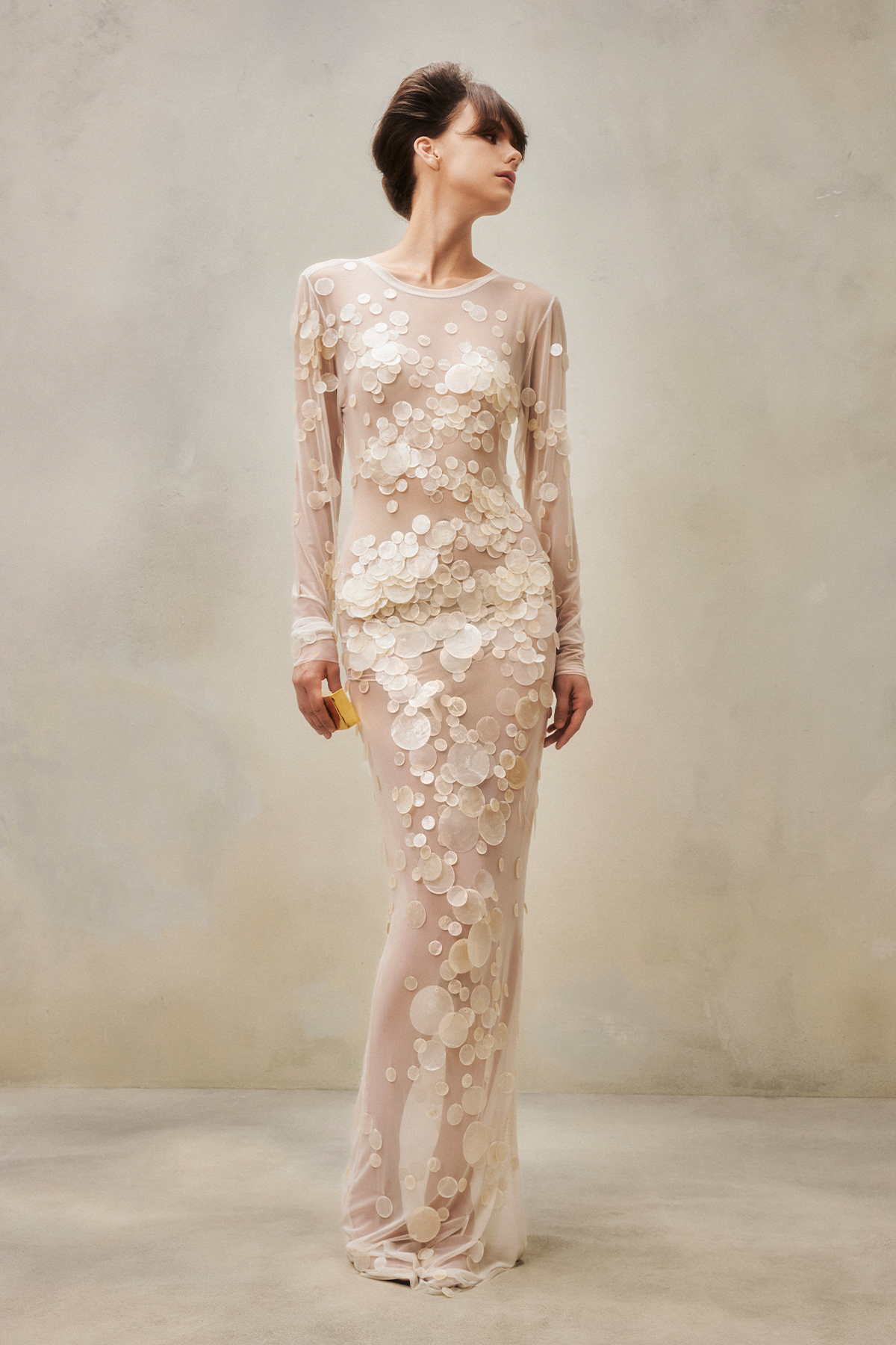 Sirena Pearl Shell Dress