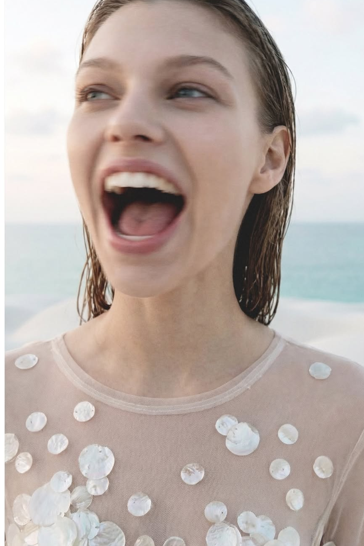 Sirena Pearl Shell Dress