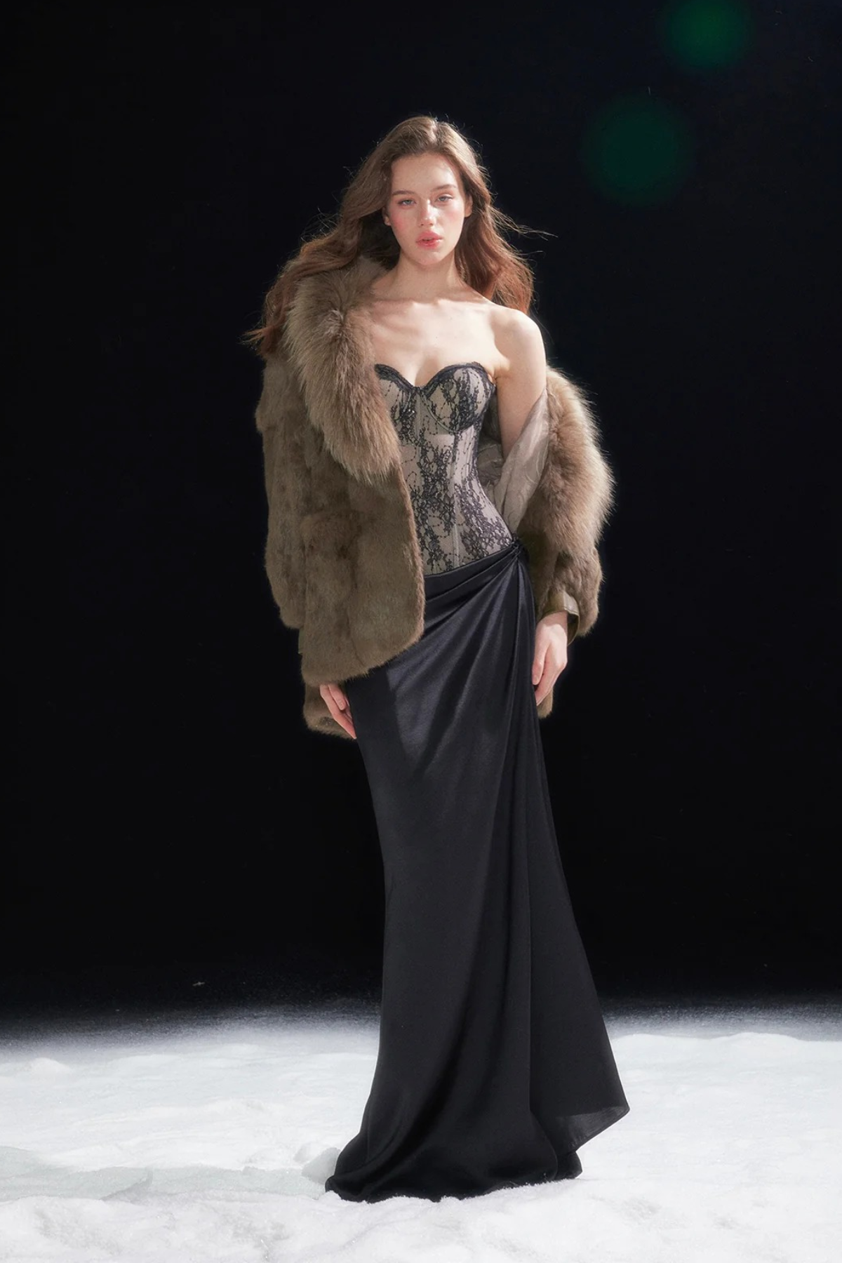 Elysée Satin Dress