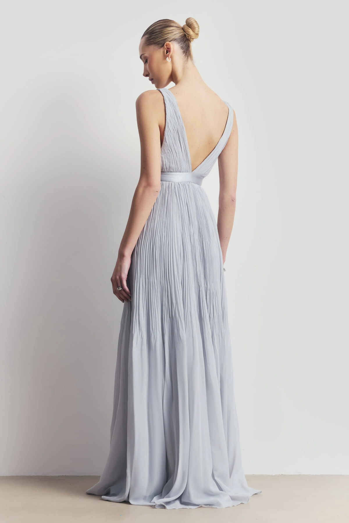 Vera Plissé Gown