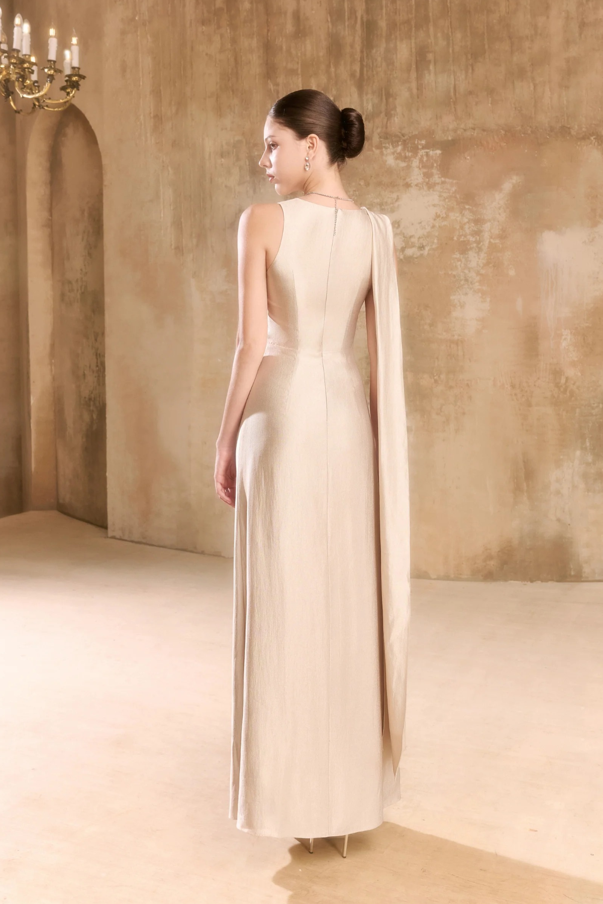 Champagne Beige Dress