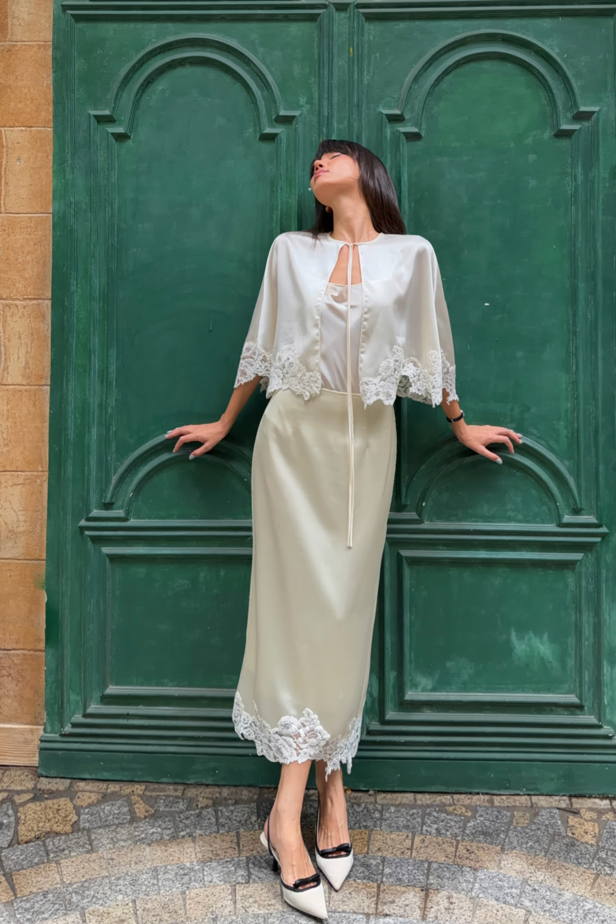 Veliora Silk Skirt