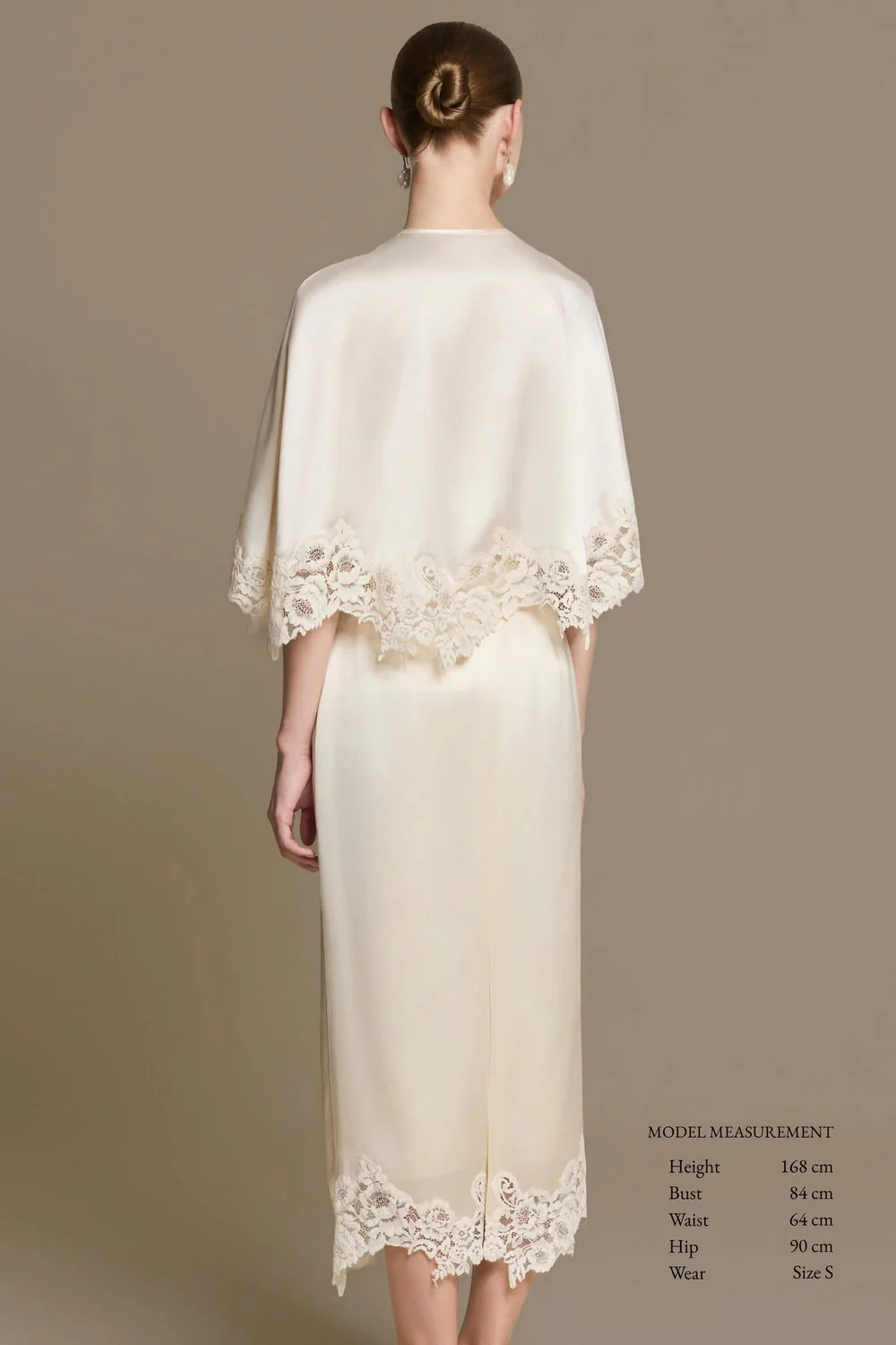Veliora Silk Cape Top