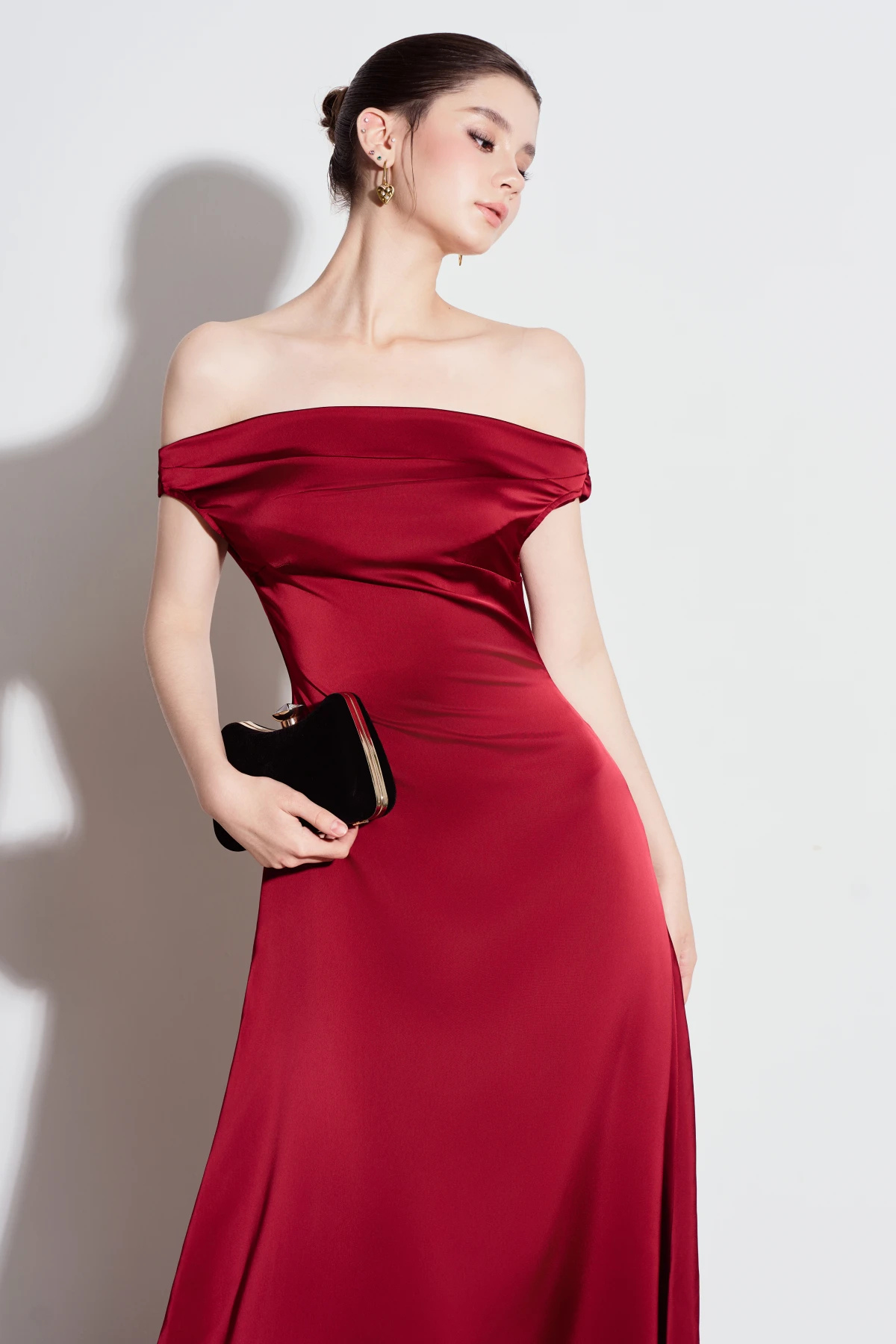 Rosalin Satin Dress