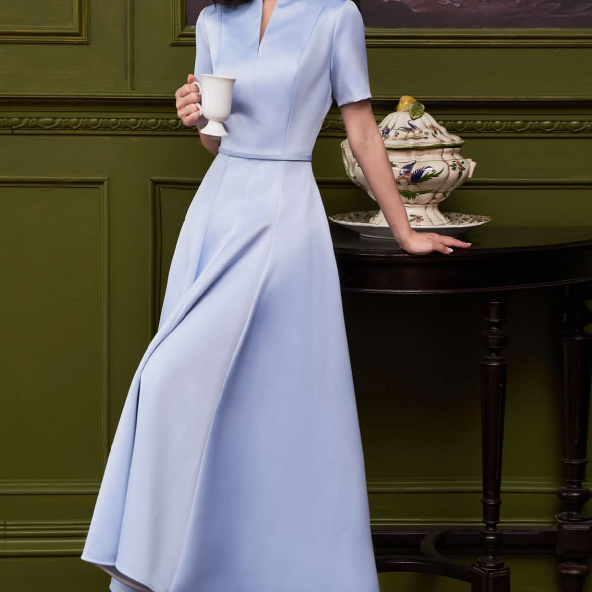 ardent maxi dress Elena Dress 6 / Light Blue