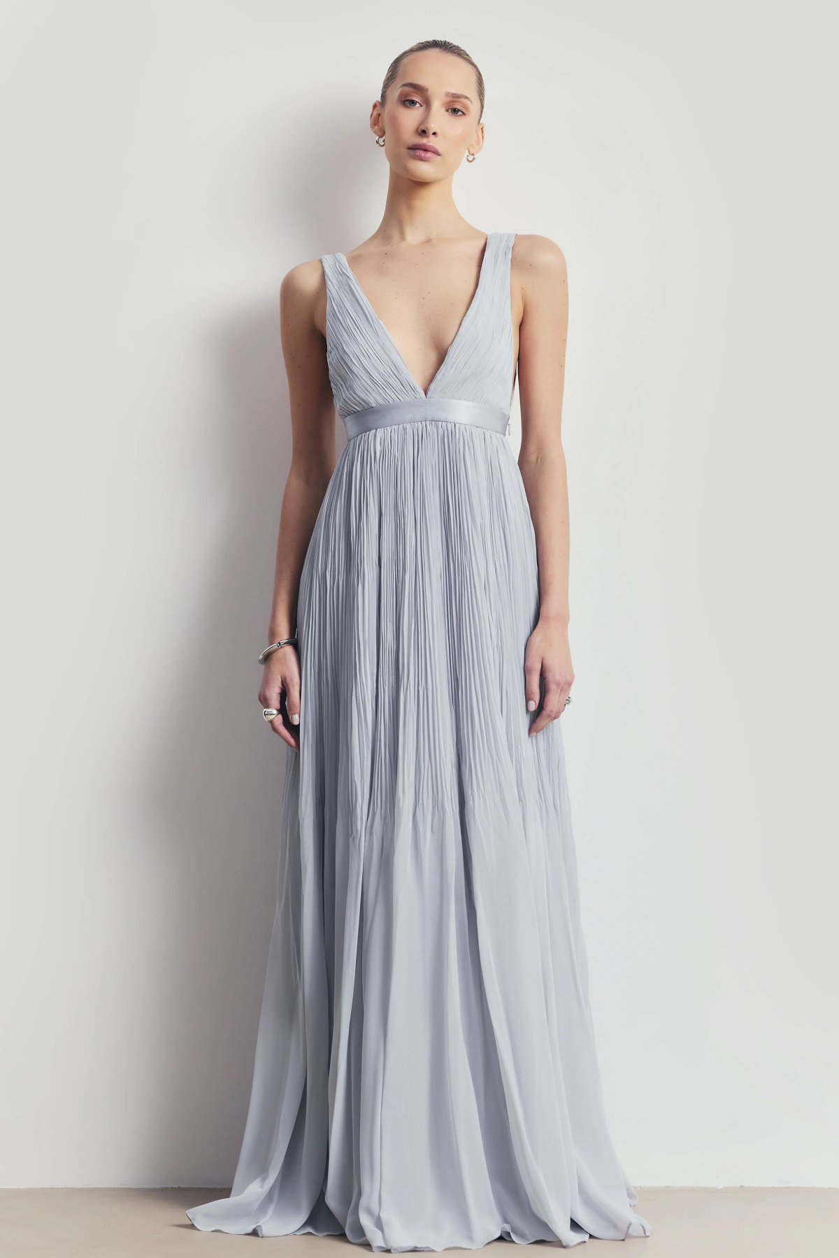 Vera Plissé Gown