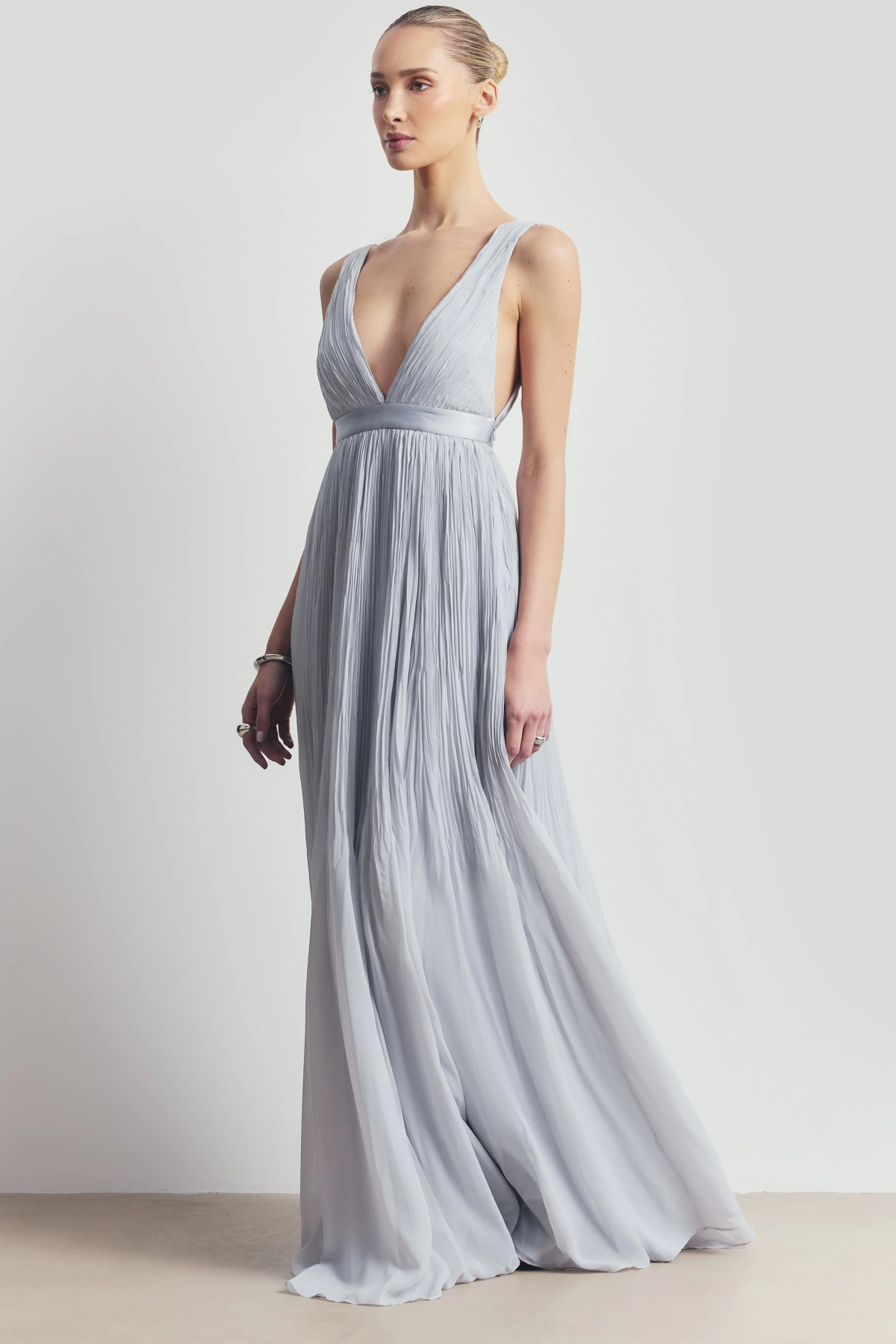 Vera Plissé Gown