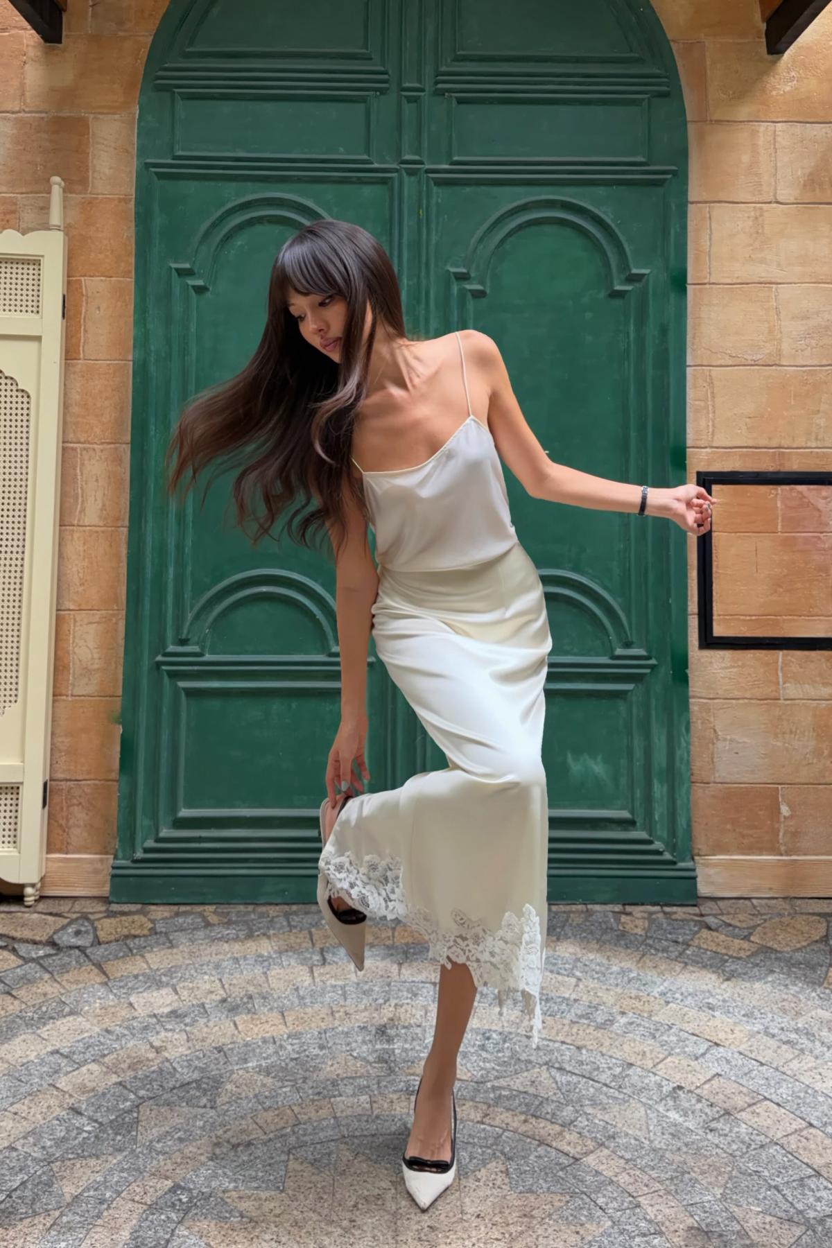 Veliora Silk Skirt