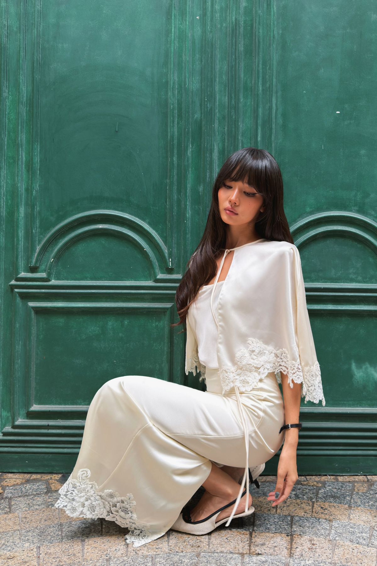 Veliora Silk Skirt