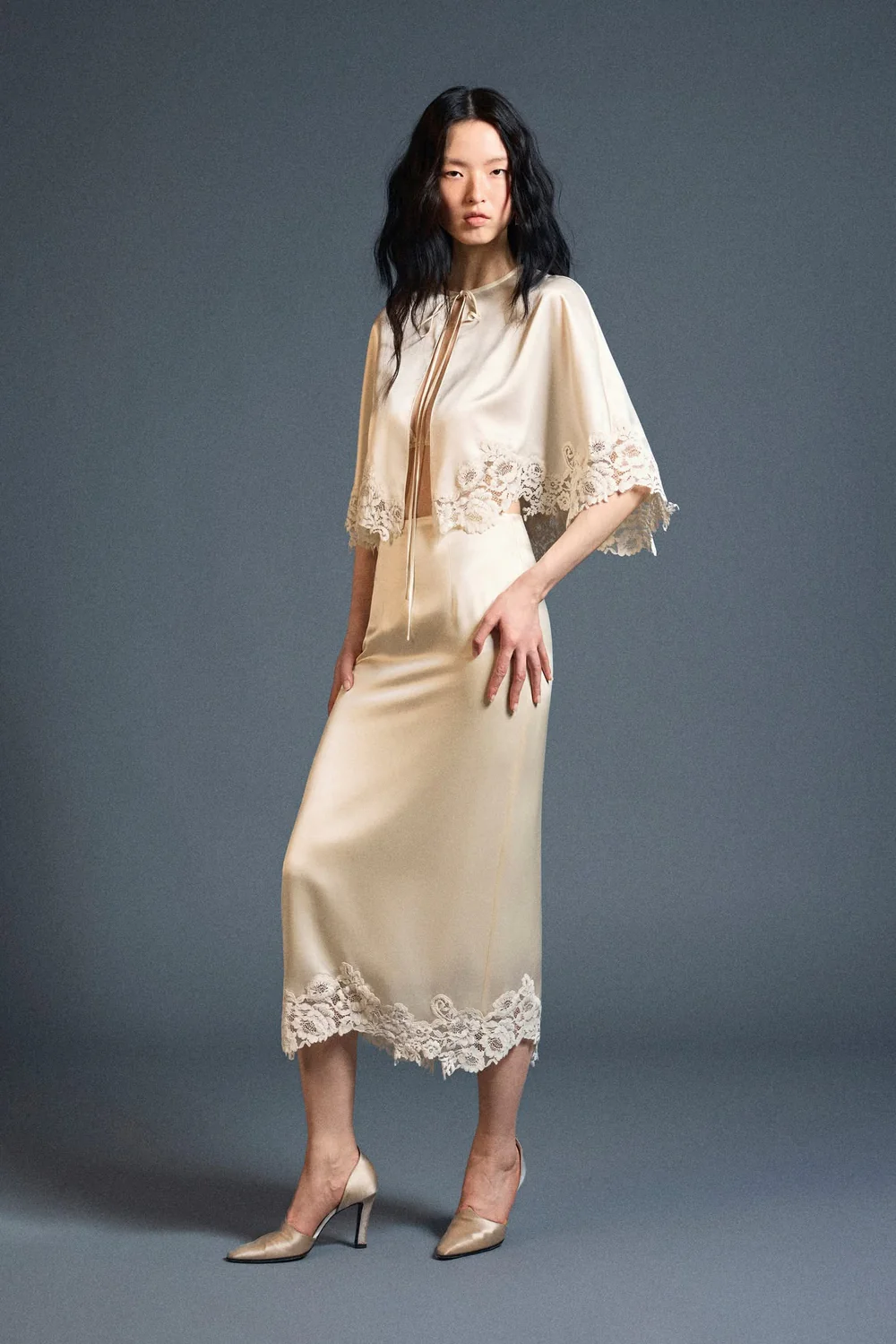 Veliora Silk Skirt