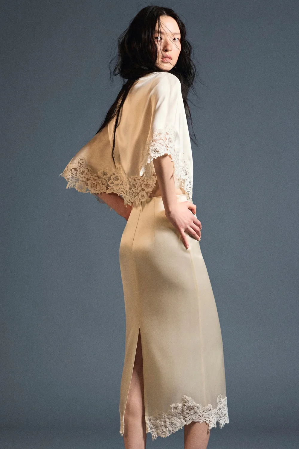 Veliora Silk Skirt