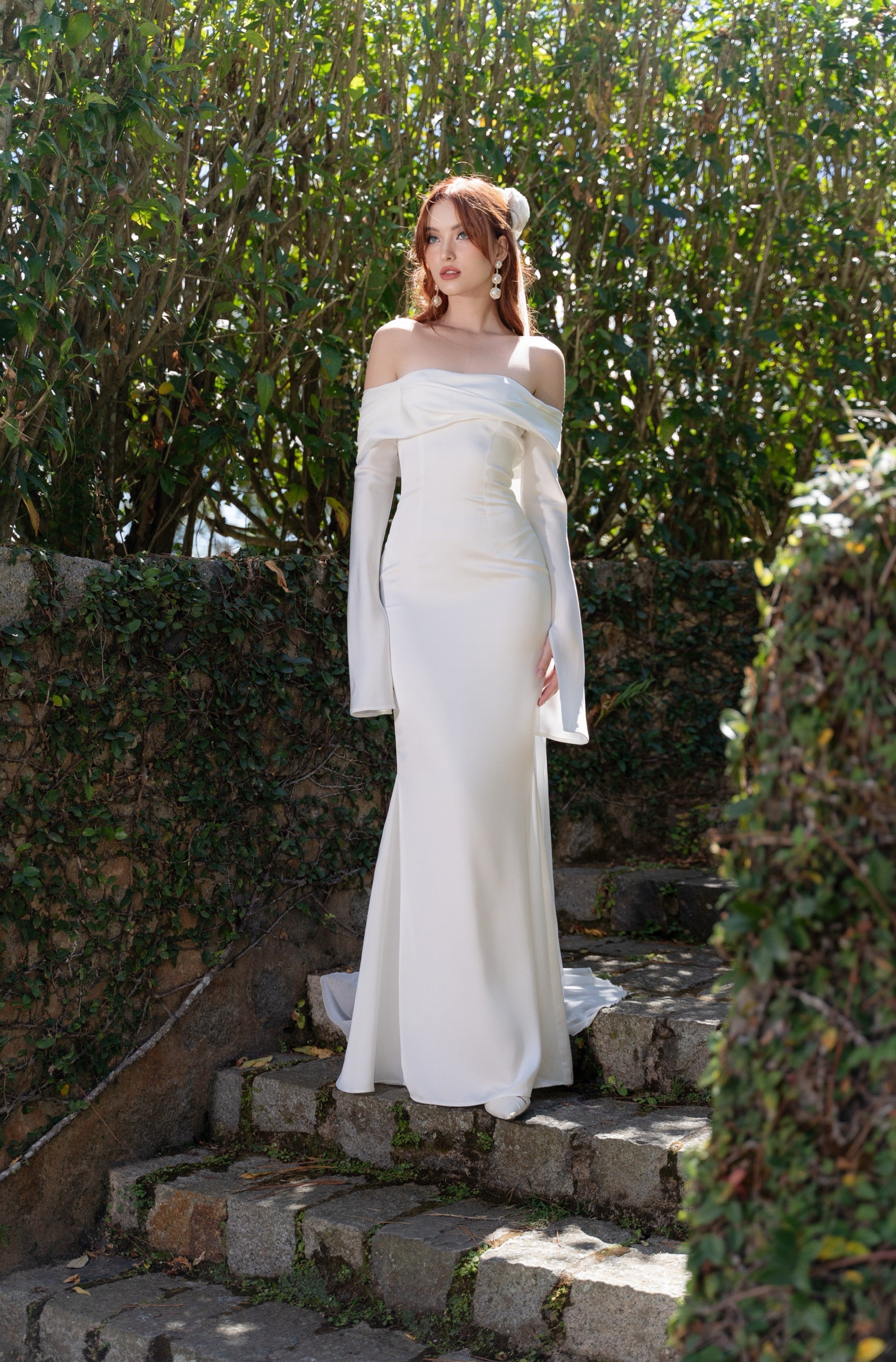 Mortica Silk Wedding Dress