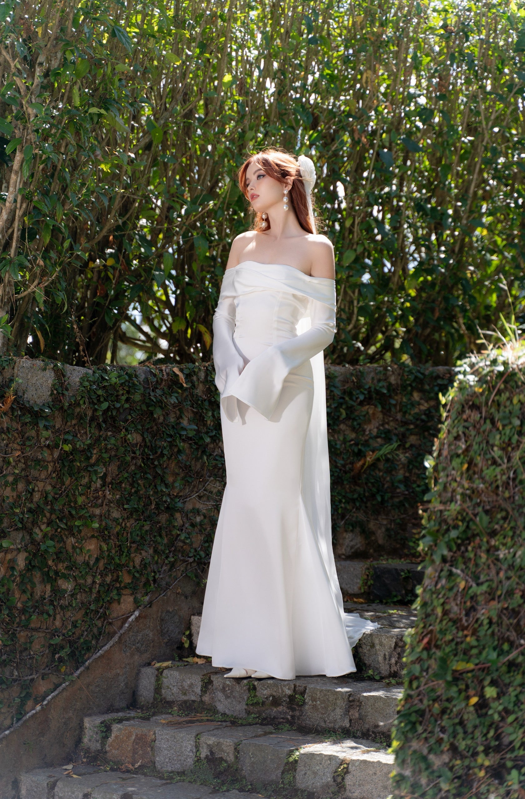 Mortica Silk Wedding Dress