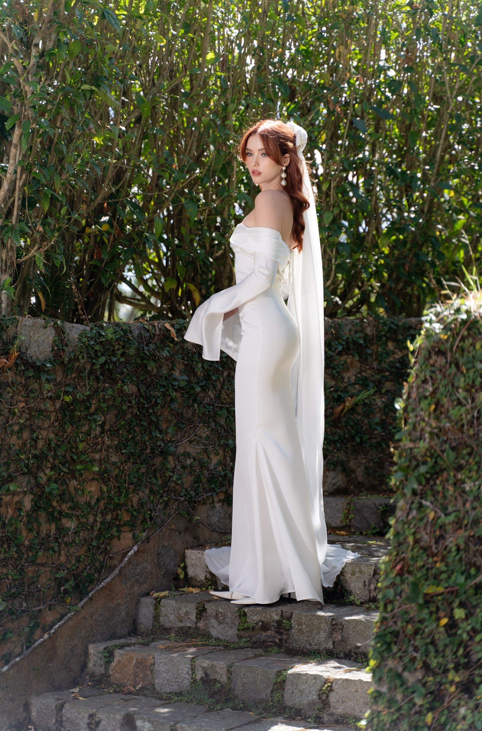 Mortica Silk Wedding Dress