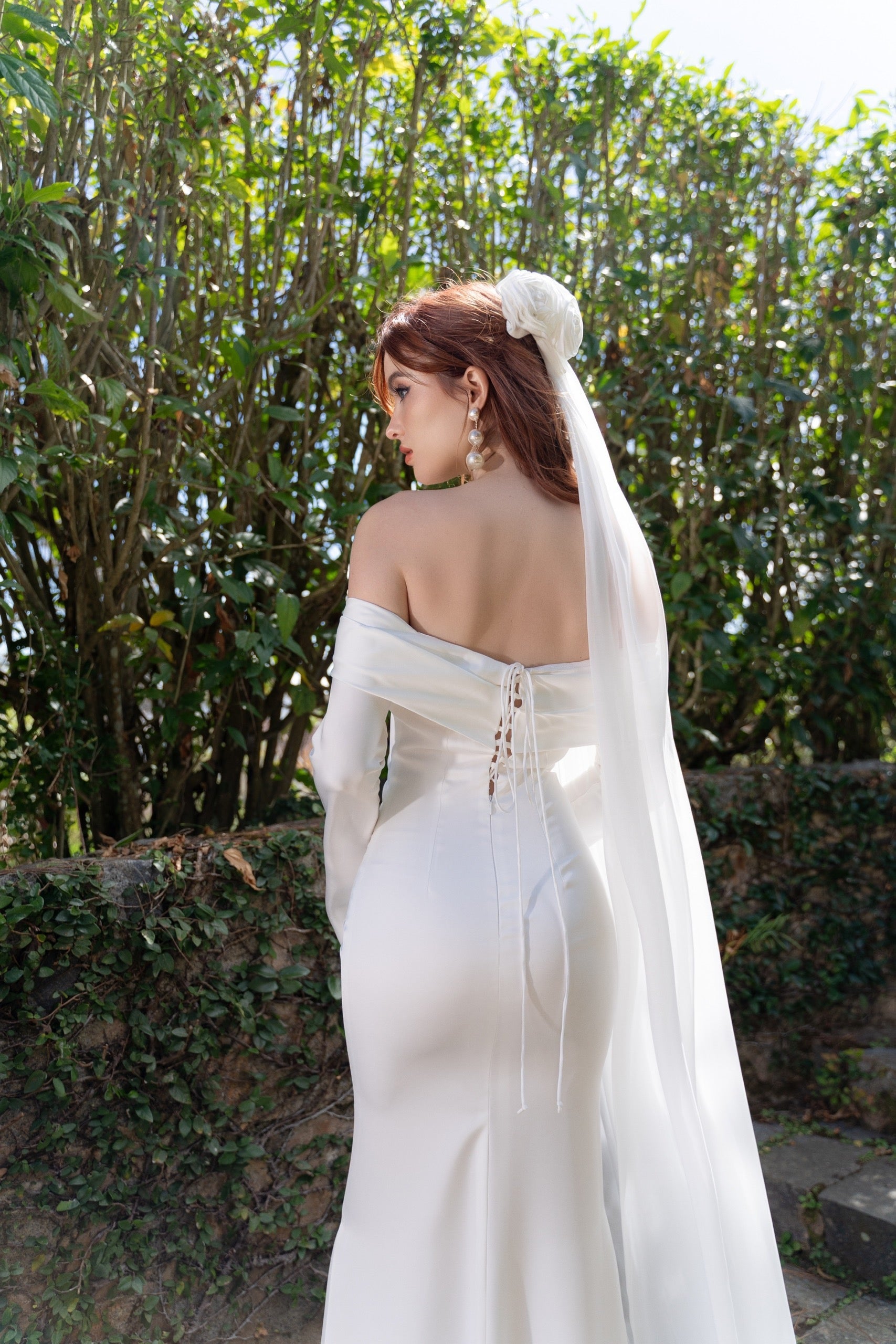 Mortica Silk Wedding Dress